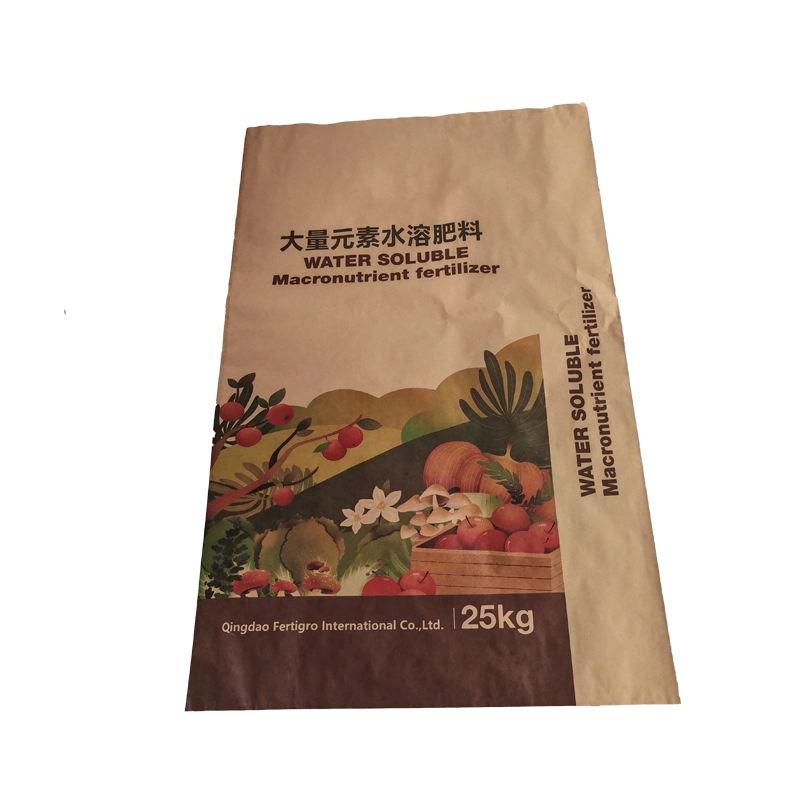 50kg klep papieren zak