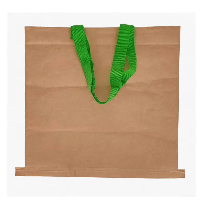 Eco-vriendelijke kraftpapier geweven boodschappentas