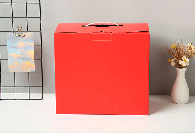 Handheld Buckle Corrugated Paper Box