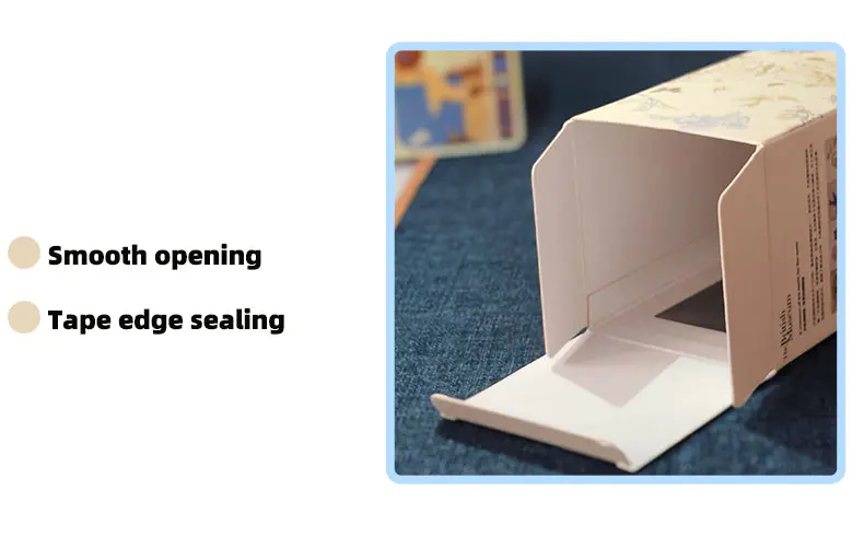 Window Opening White Cardboard Box