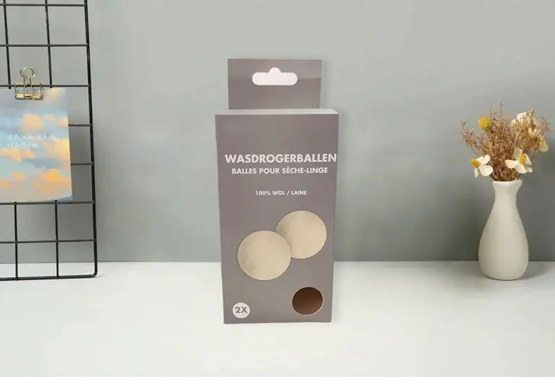 Drying Ball White Cardboard Box