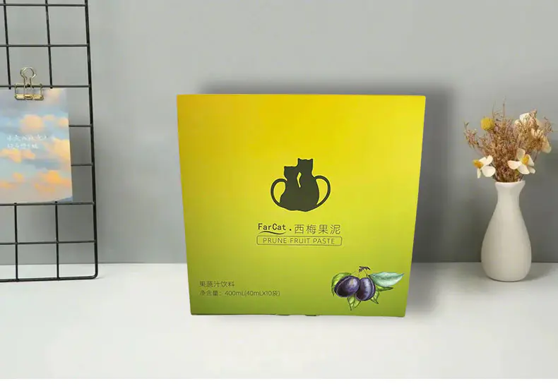 Juice White Cardboard Box