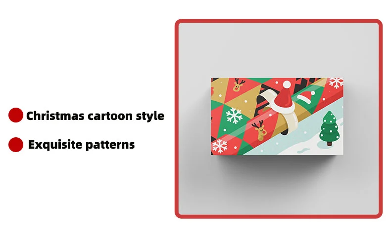 Christmas White Cardboard Box