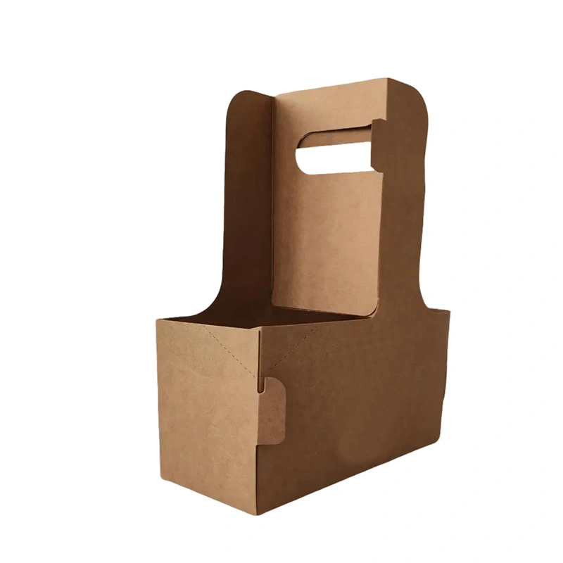 Kraft papieren bekerhouder